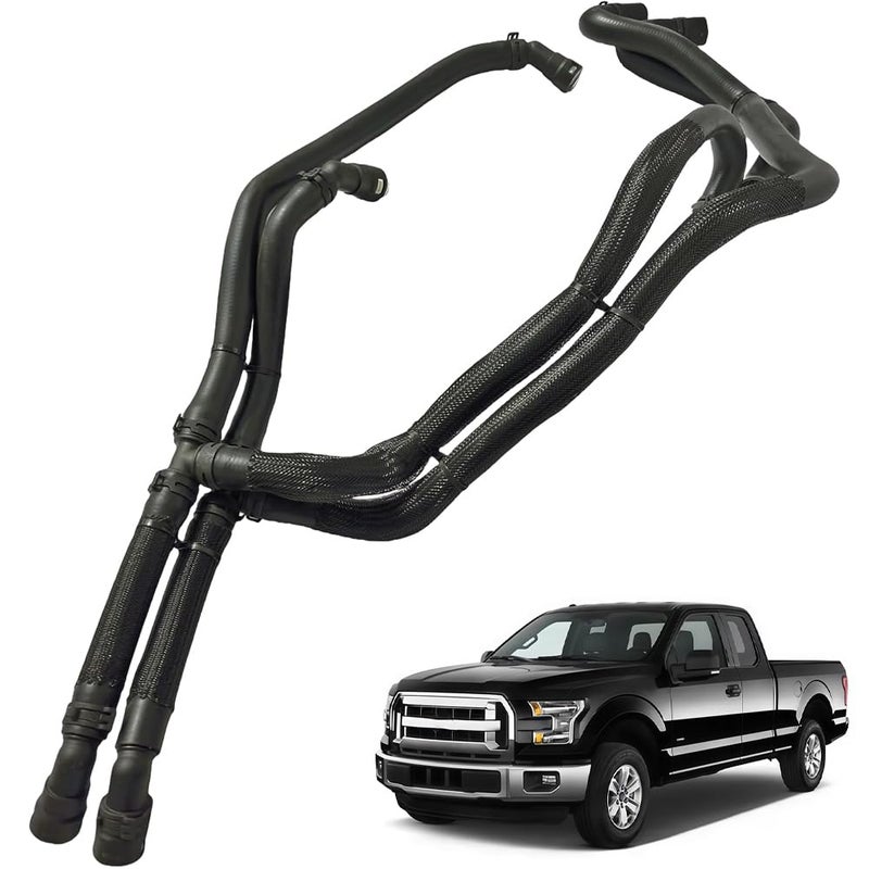 Ombialo Engine Heater Hose Inlet  Outlet Assembly Compatible with Ford F150 50L 20152017 FL3Z18472K 626802